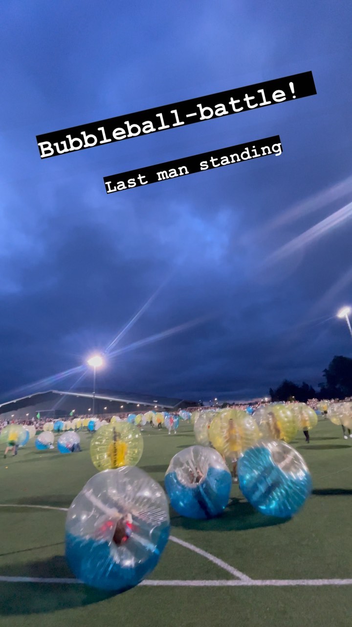 Bubbleball battle in Oslo with @adrenalin.nu #bubbleball #bubblefootball